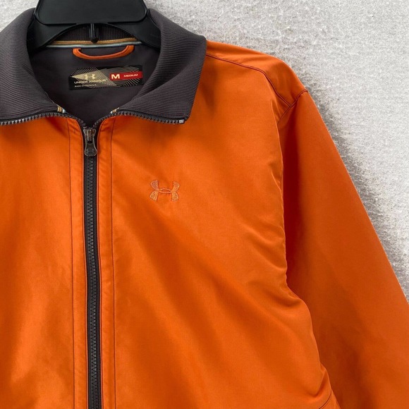 UNDER ARMOUR Strider Windbreaker MEDIUM Lightweight‎ Jacket Wind Water Resistant - Picture 6 of 14